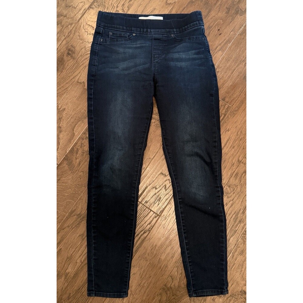 Levi's Size 8 Long Pull-On Skinny Jeans Totally Shaping Stretch Signature 29x30